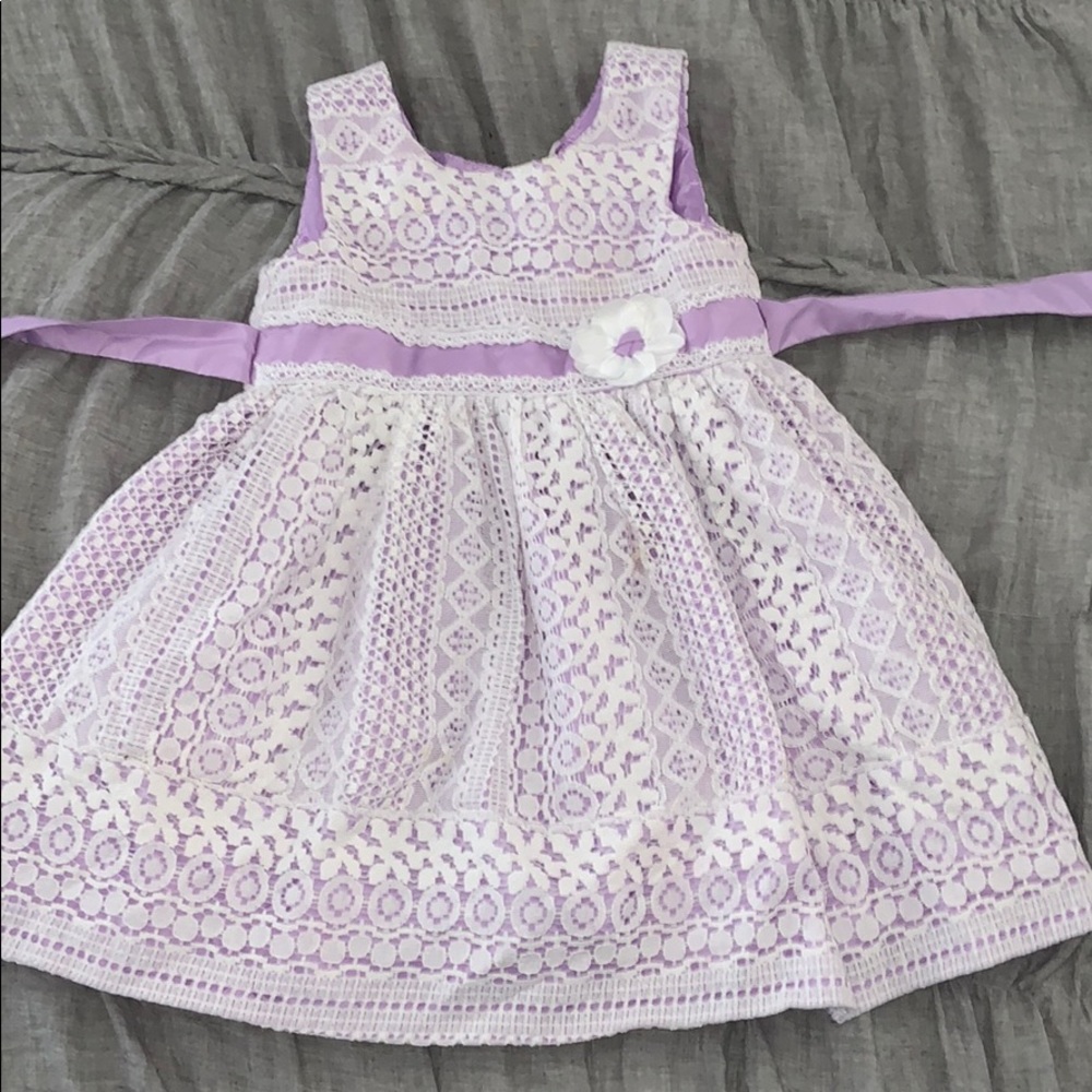 Toddler lace Lavender dress